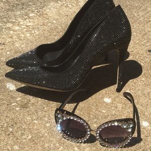 Luxurious vintage cat eye sunglasses (New)